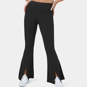 Halara Cloudful High Waisted Split Hem Super Flare Yoga Leggings